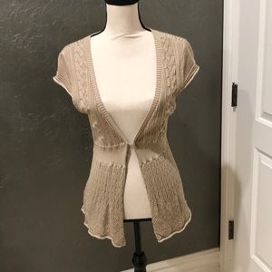 DKNY short sleeved sweater shrug